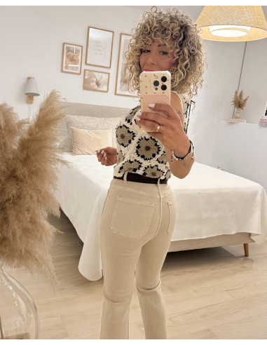 VAQUEROS FLARED CAMEL