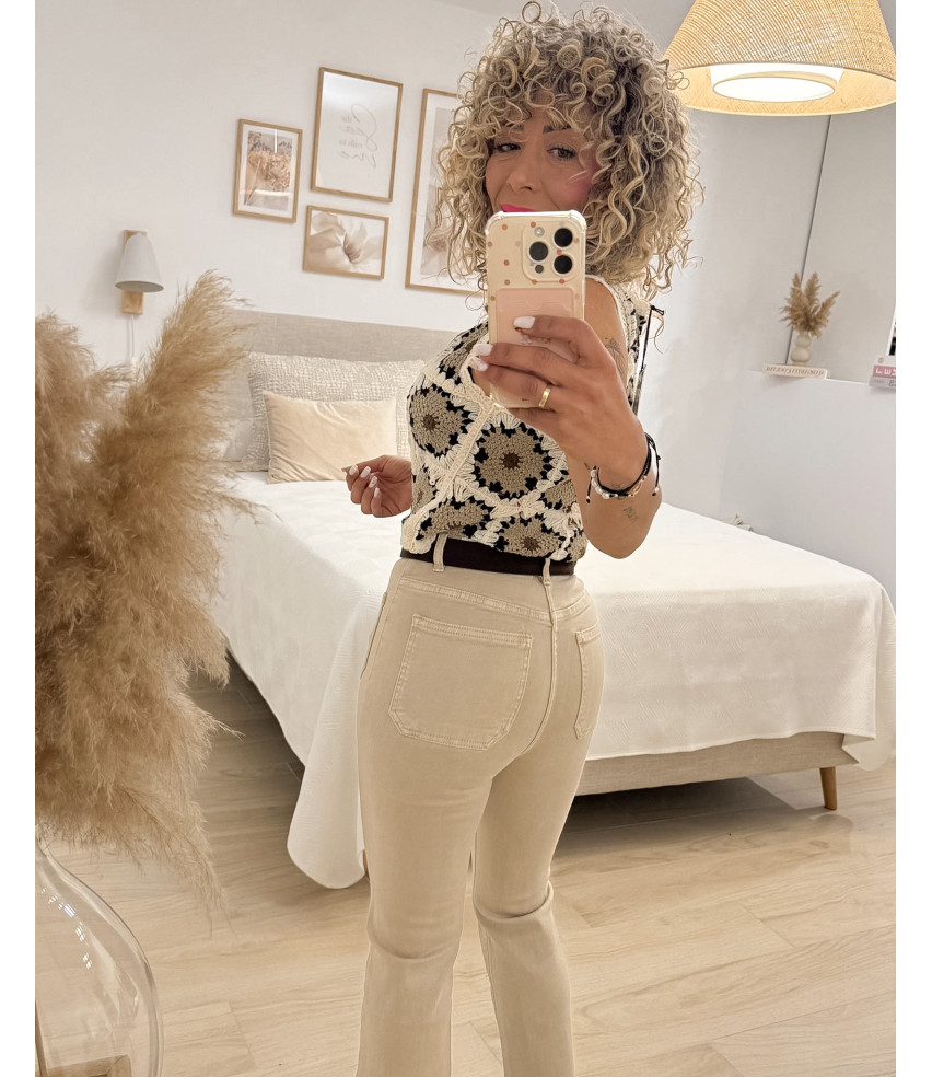 VAQUEROS FLARED CAMEL