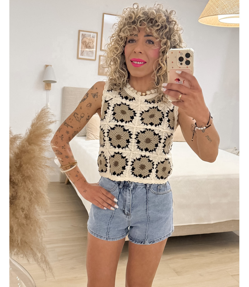 SHORT VAQUERO COSTURA