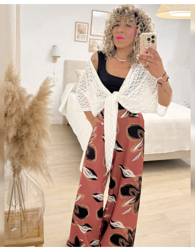 BLUSA ENCAJE MULTIPOSICION