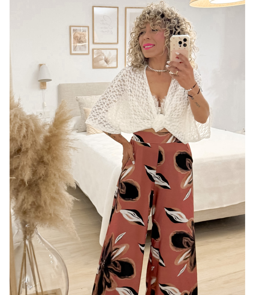 BLUSA ENCAJE MULTIPOSICION