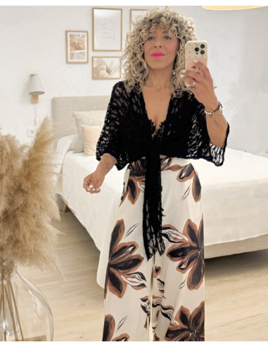 BLUSA ENCAJE MULTIPOSICION