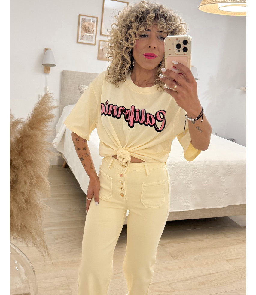 VAQUERO BOTONES AMARILLO