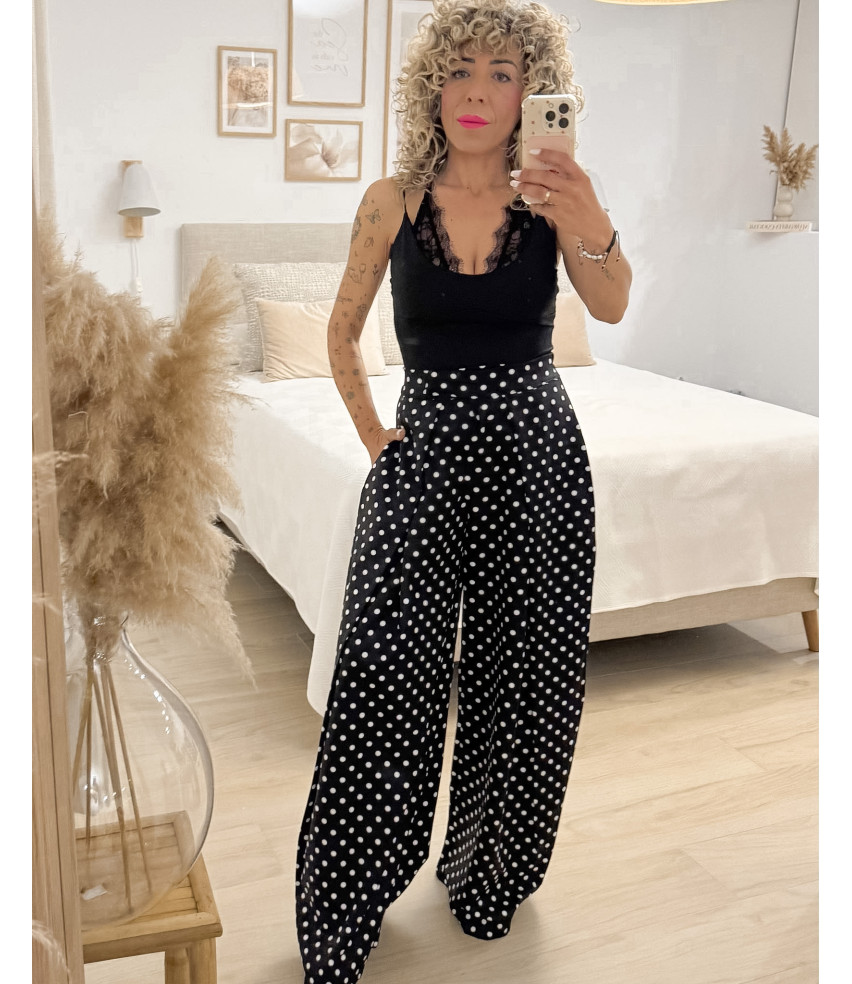 PANTALÓN PLIEGUES LUNARITOS