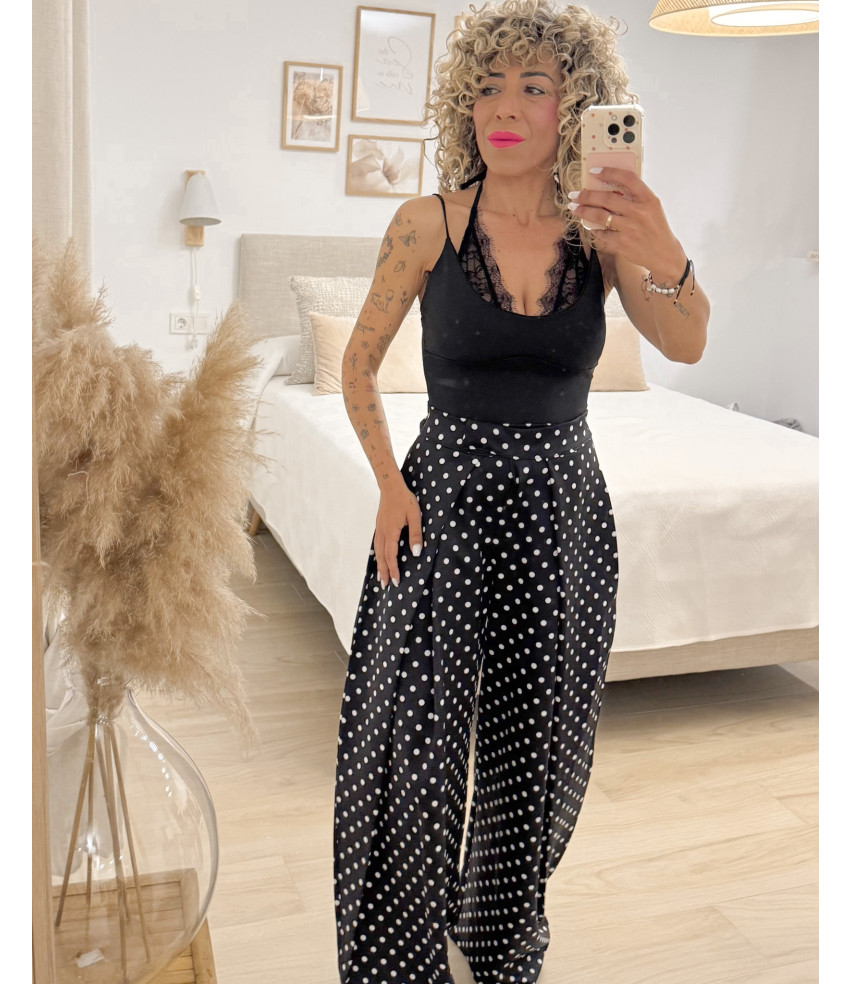 PANTALÓN PLIEGUES LUNARITOS