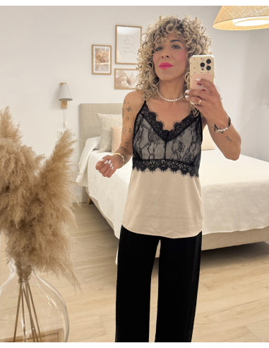 TOP LENCERO ENCAJE