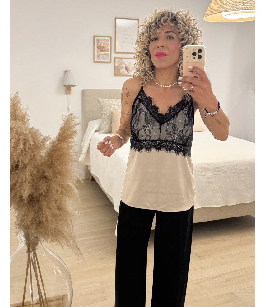 TOP LENCERO ENCAJE