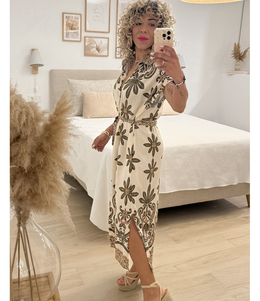 VESTIDO CAMISERO ABOTONADO