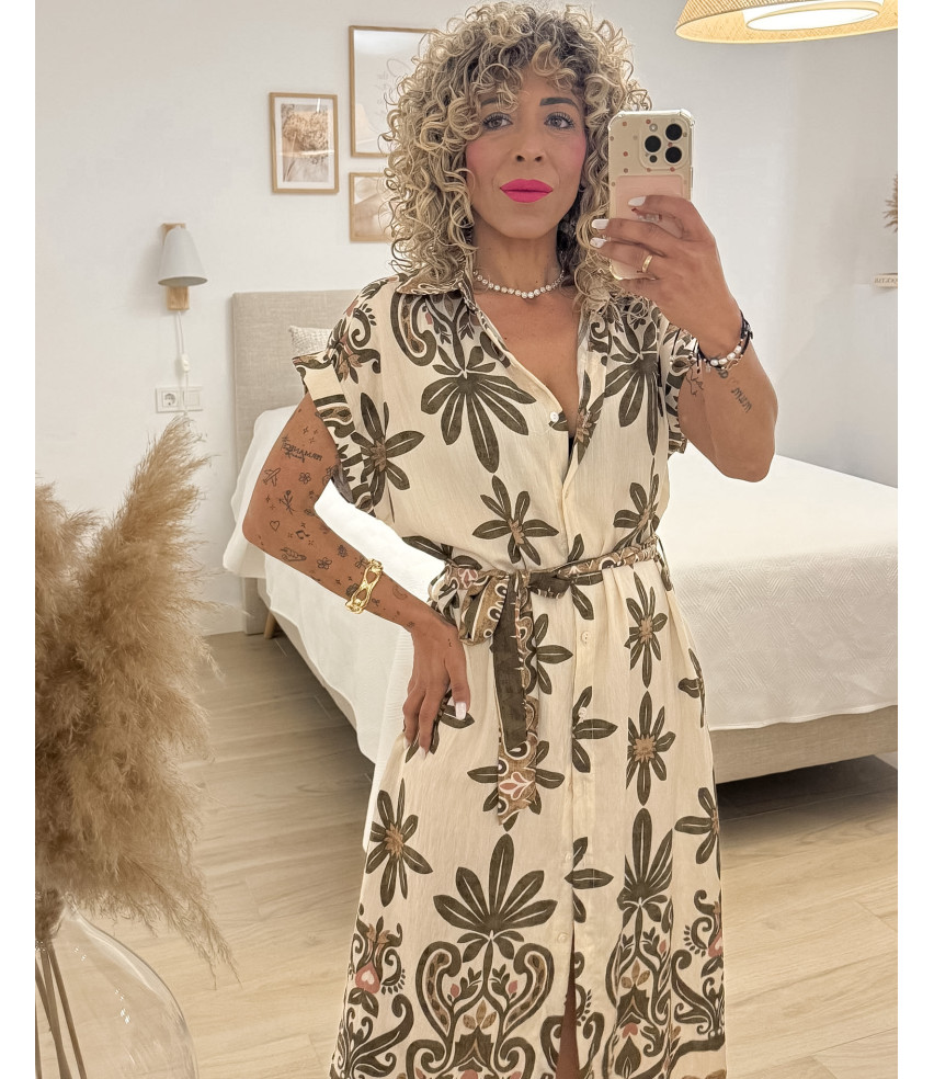 VESTIDO CAMISERO ABOTONADO