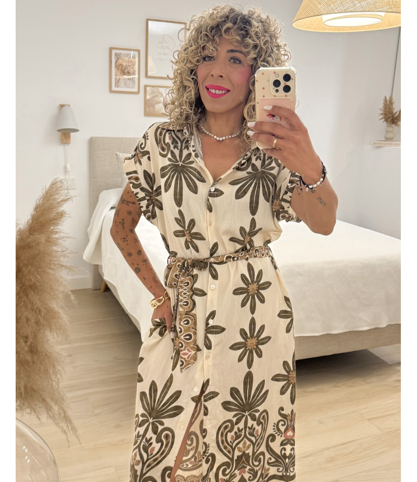 VESTIDO CAMISERO ABOTONADO