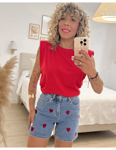 SHORT VAQUERO CORAZÓN