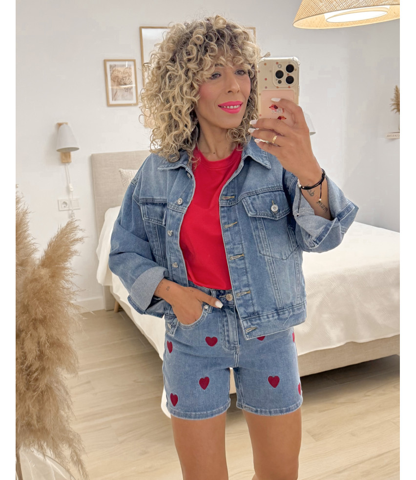 SHORT VAQUERO CORAZÓN