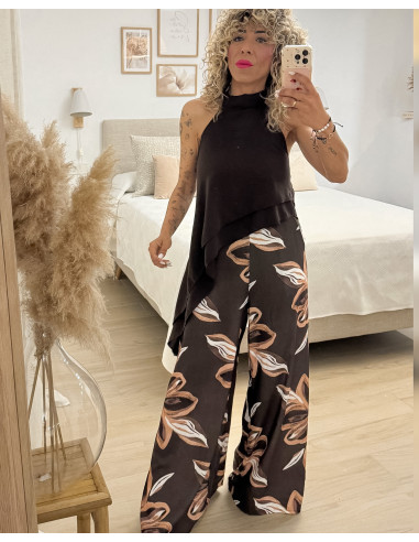 BLUSA ASIMÉTRICA VOLANTE