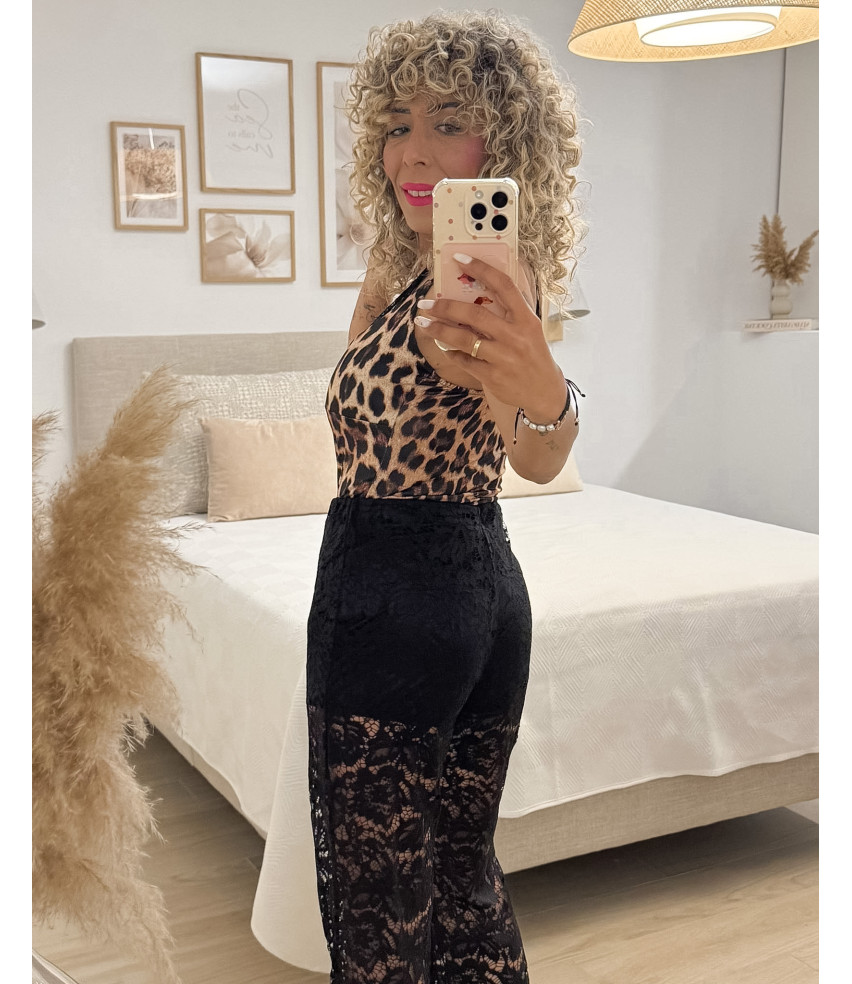 PANTALÓN ENCAJE CAMPANA