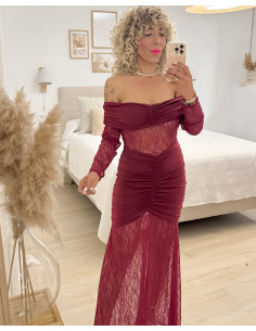 VESTIDO ENCAJE DUBAI