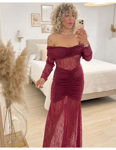 VESTIDO ENCAJE DUBAI