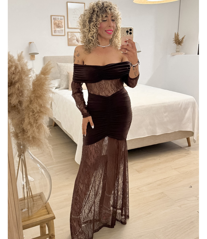 VESTIDO ENCAJE DUBAI