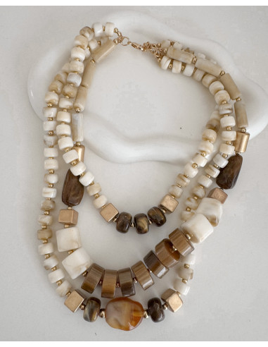 COLLAR 3 ABALORIOS
