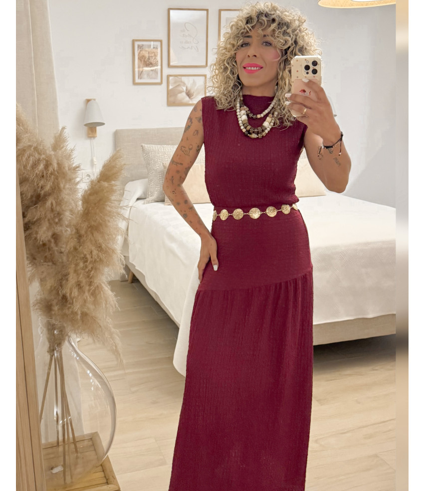 CONJUNTO FALDA+ TOP ARRUGADO