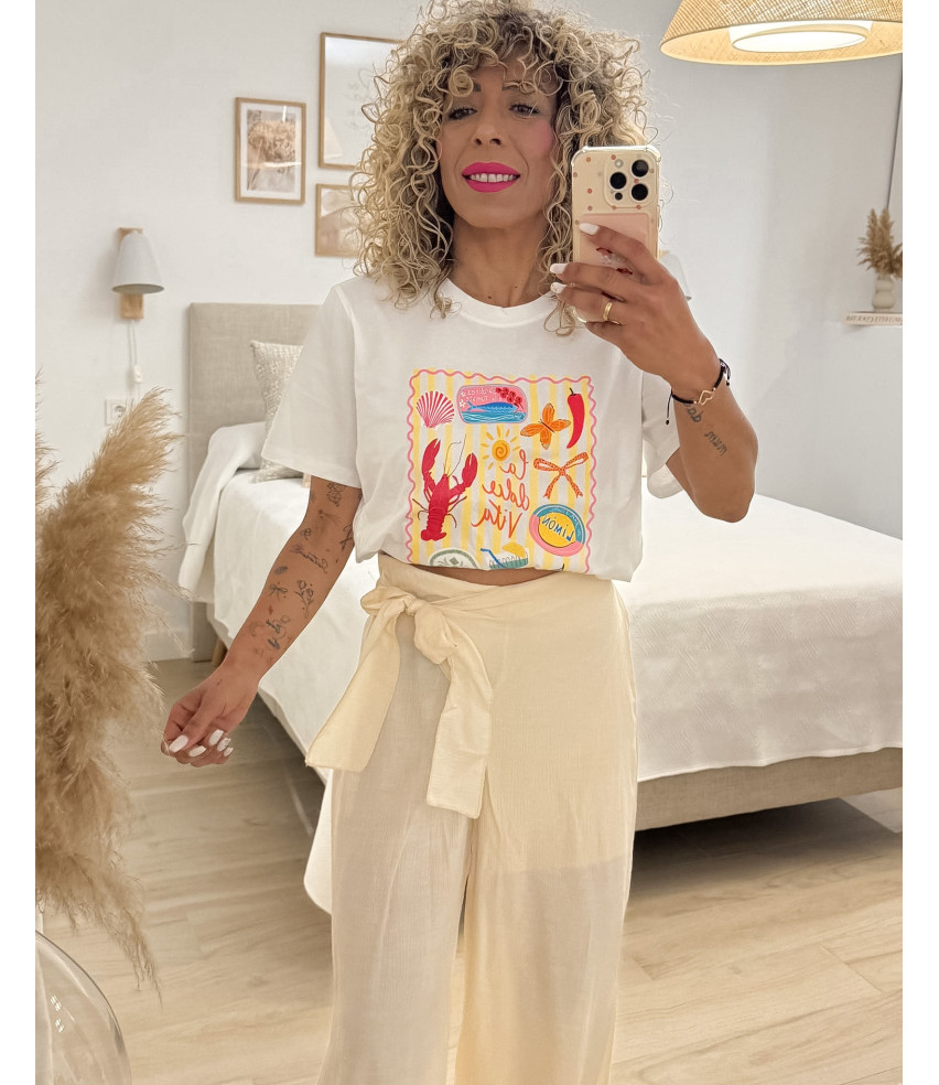 CAMISETA VIVES AMARILLA