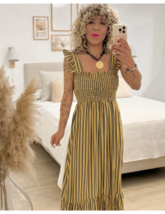 VESTIDO BICOLOR FRUNCIDO 2