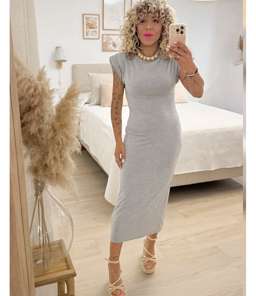 VESTIDO HOMBRERA BASIC