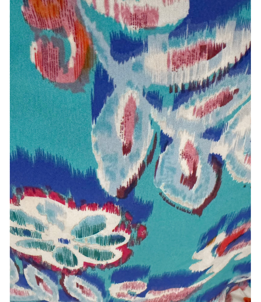 SHORT FALDA PAREO AZUL
