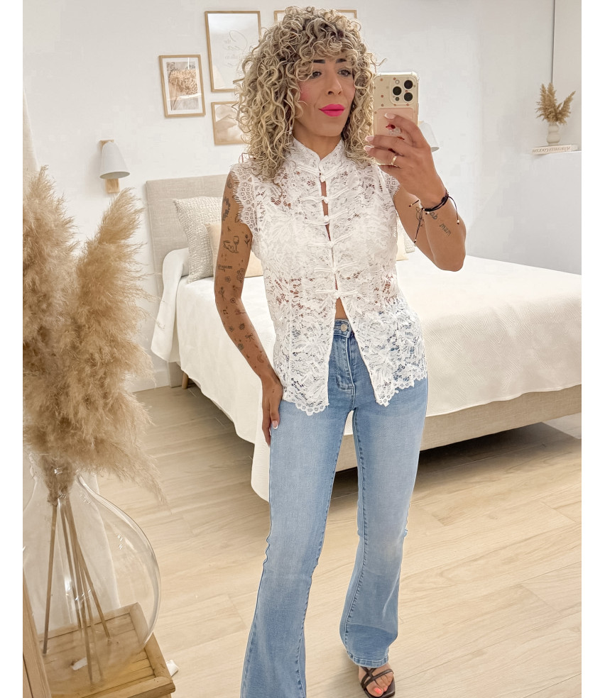 BLUSA ENCAJE ORIENTAL