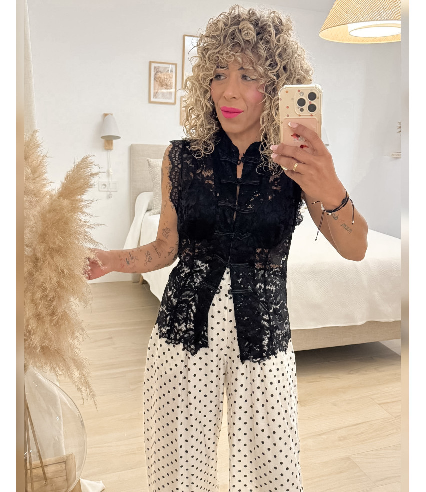 BLUSA ENCAJE ORIENTAL