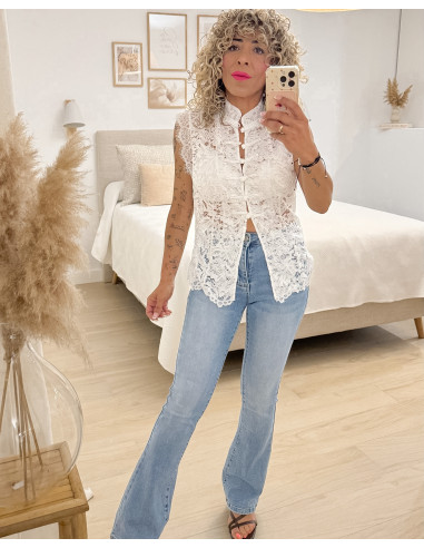 BLUSA ENCAJE ORIENTAL