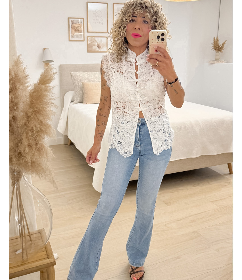BLUSA ENCAJE ORIENTAL