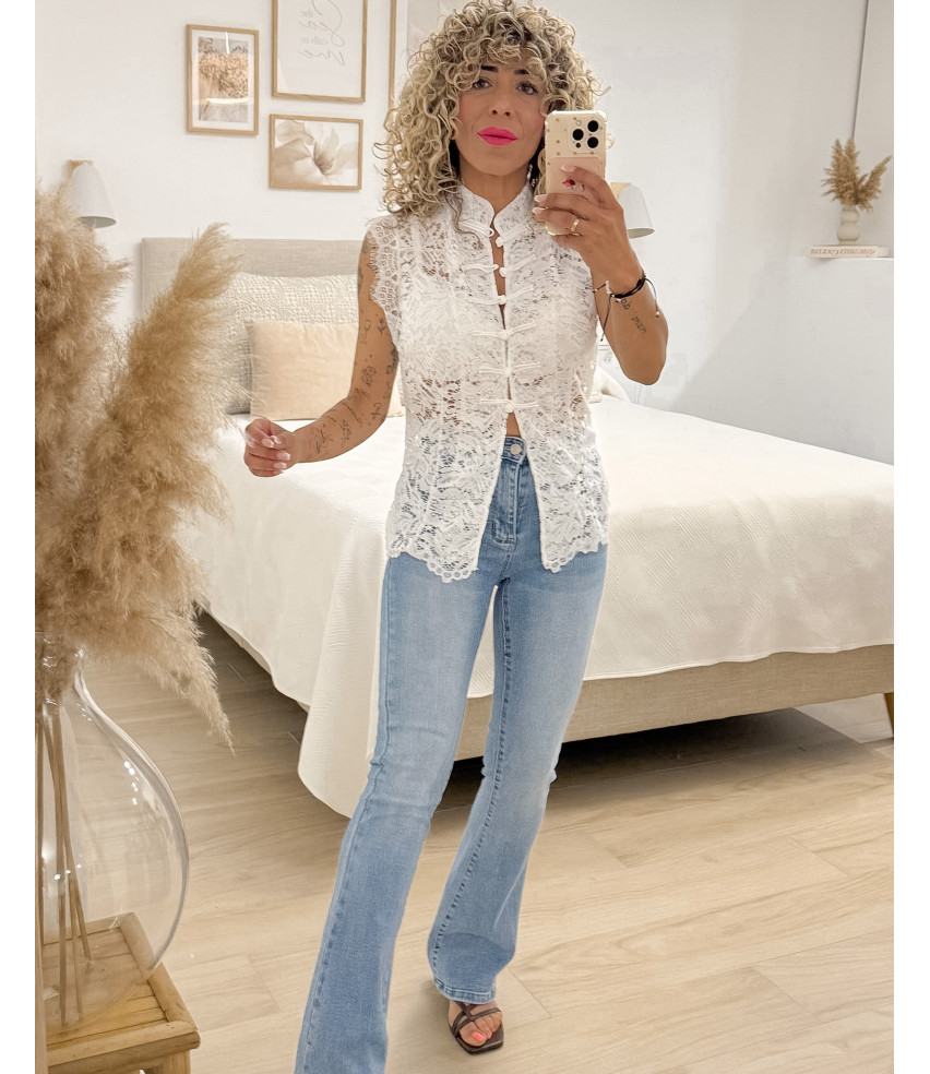 BLUSA ENCAJE ORIENTAL