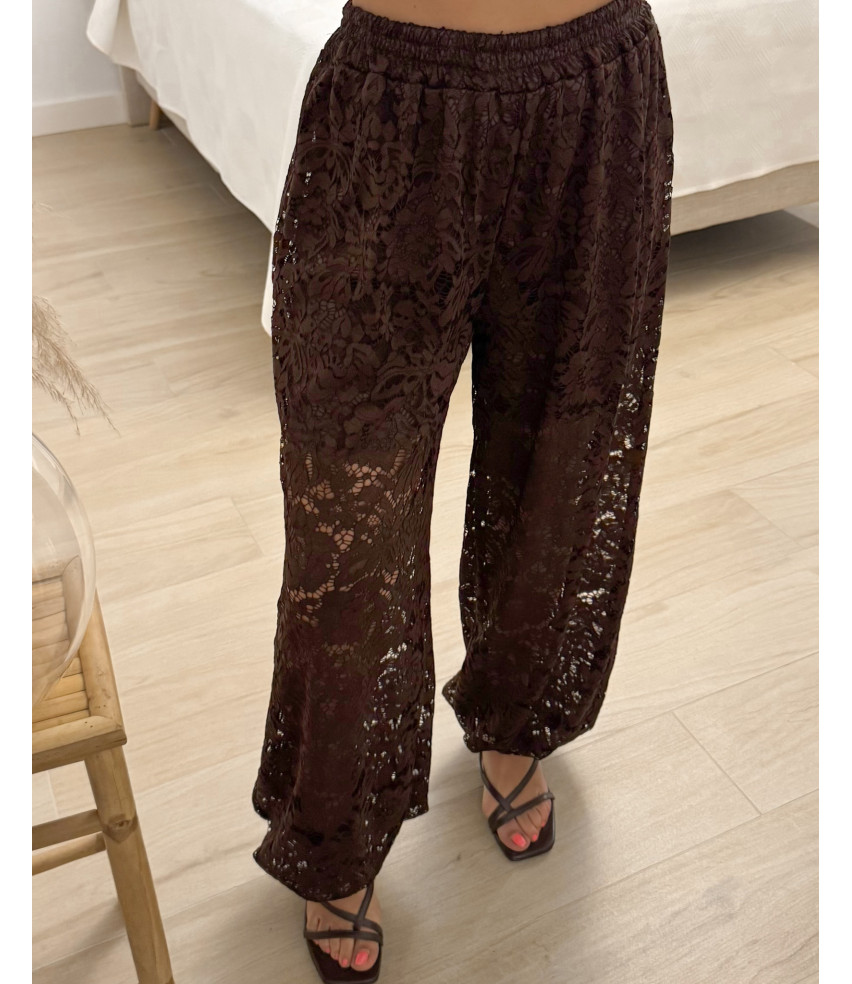 PANTALON ENCAJE BOMBACHO