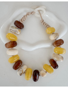 COLLAR TRICOLOR PIEDRA