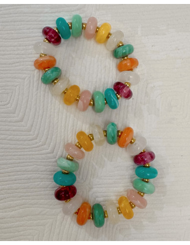 PULSERA BOLAS COLORES