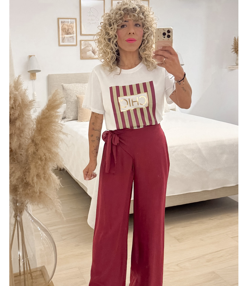 CAMISETA RAYAS CHIC