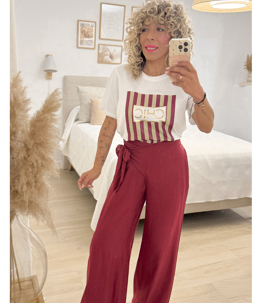 CAMISETA RAYAS CHIC