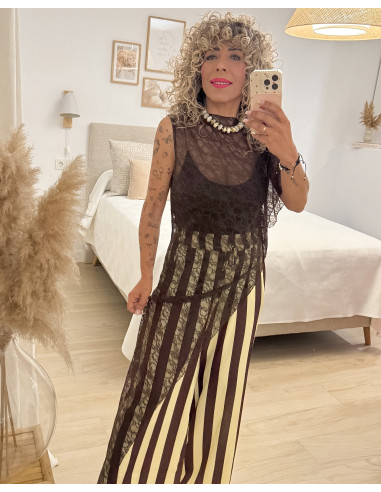 PANTALÓN FLUIDO RAYAS
