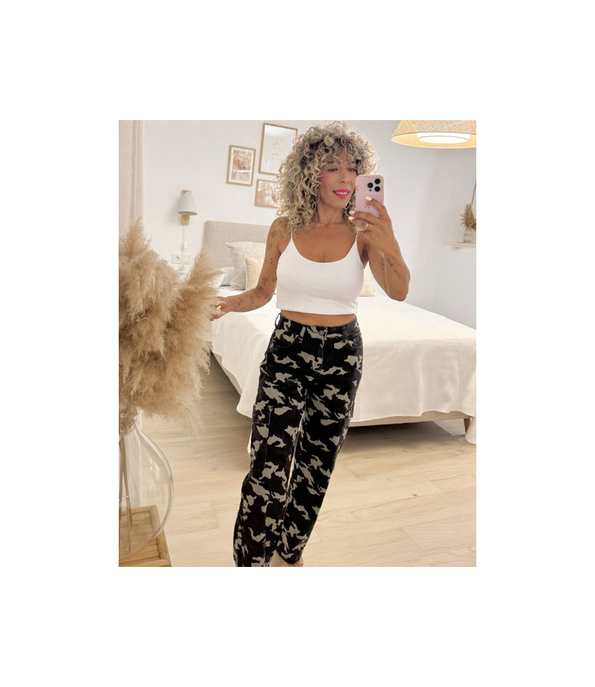PANTALÓN CARGO CAMUFLAJE