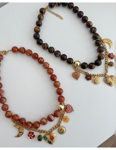 COLLAR DOBLE BOLAS