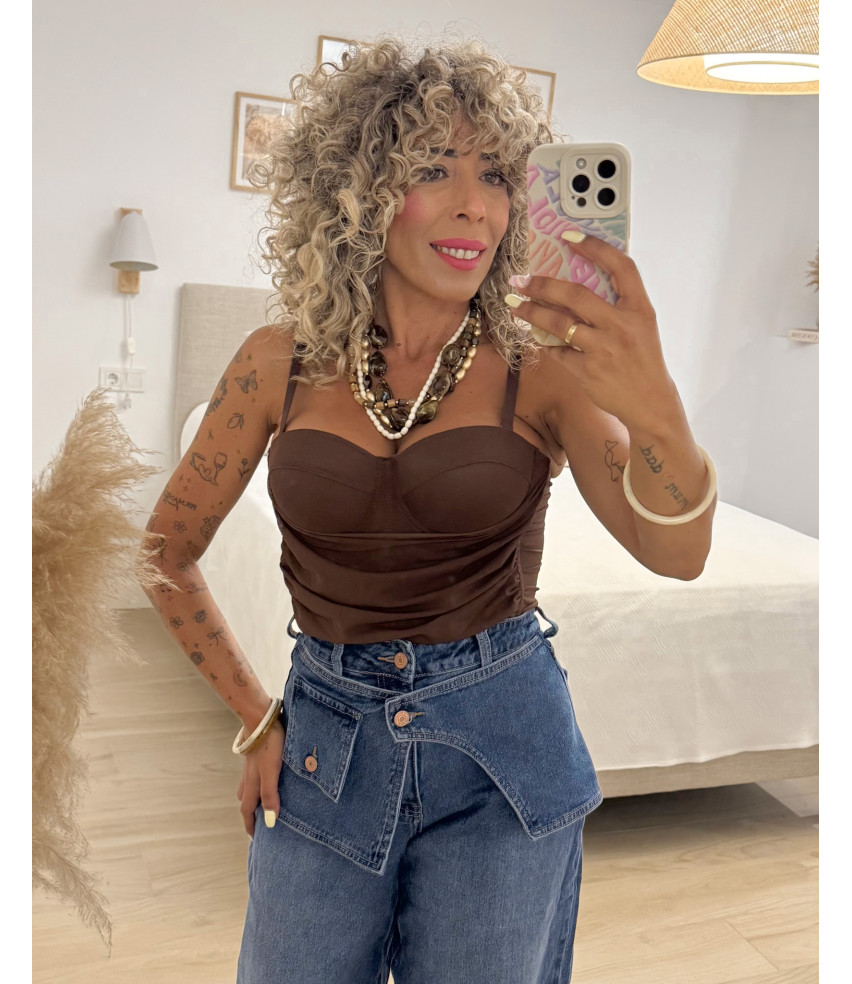 CORSET TUL CAIDO
