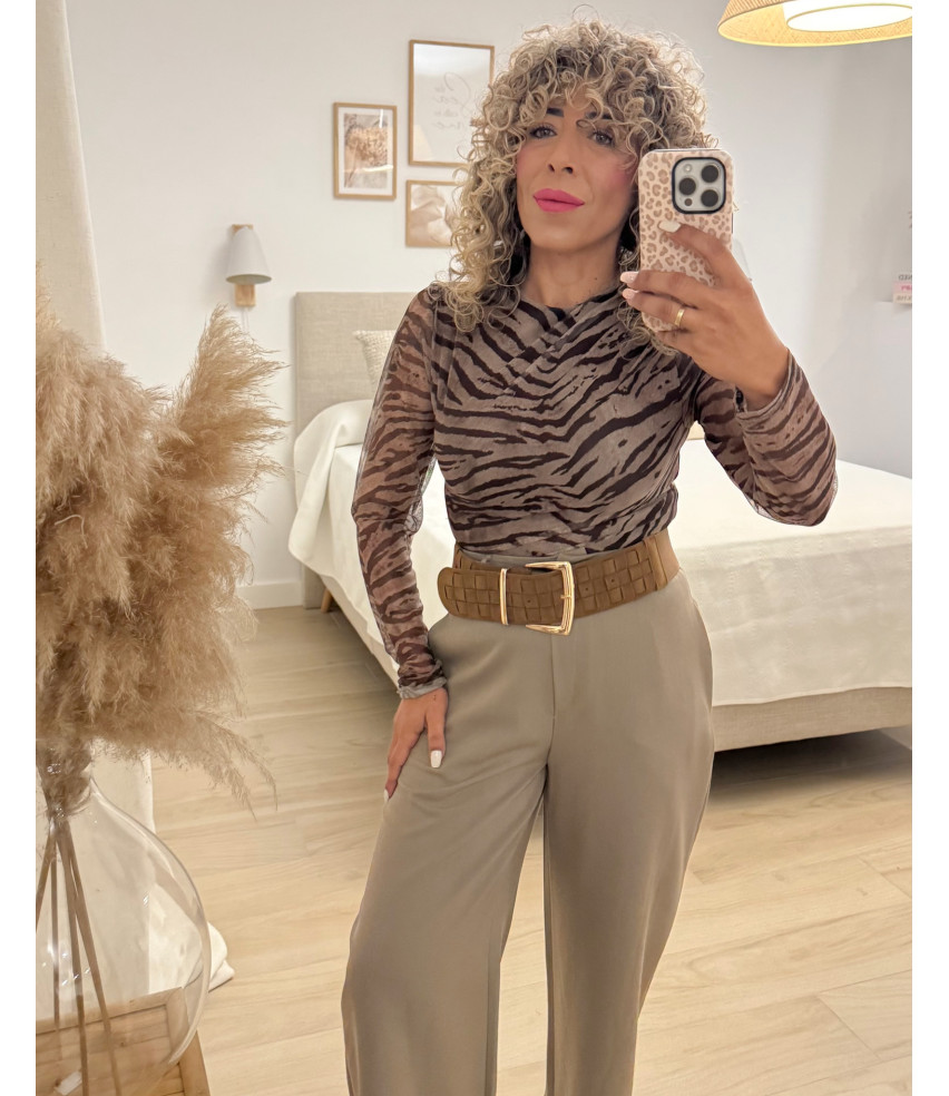 BODY TUL ESTAMPADO