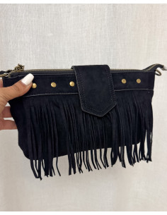 BOLSO FLECOS PIEL