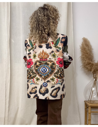 BLAZER PRINT+CAMUFLAJE