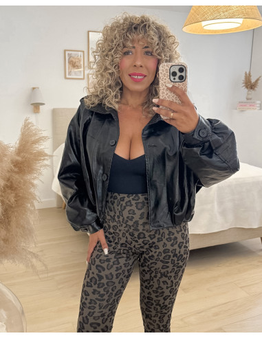 CHAQUETA ABULLONADA POLIPEIL