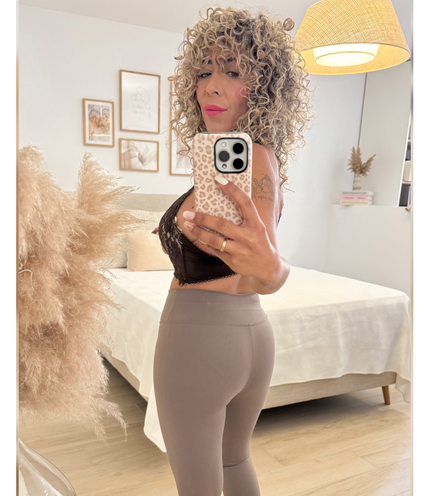 LEGGING CALCEDONIA TAUPE