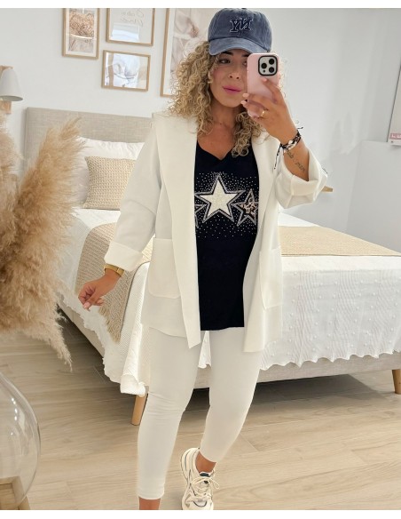 LEGGING FORRADA BLANCA