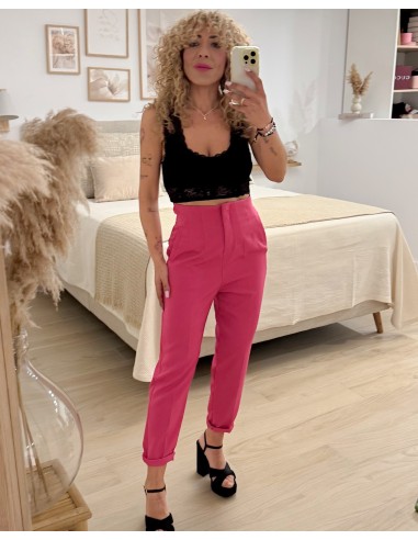 PANTALÓN FUXIA VESTIR