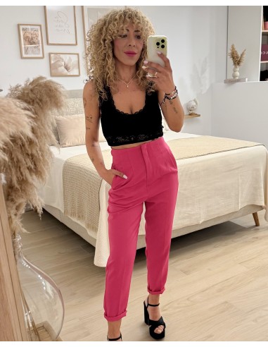 PANTALÓN FUXIA VESTIR