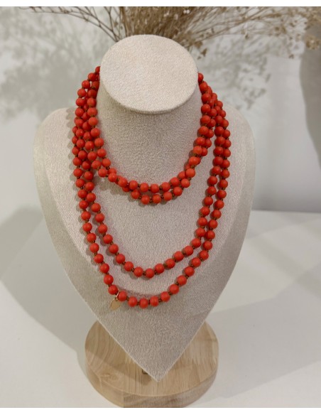 COLLAR DOBLE LARGO PERLA